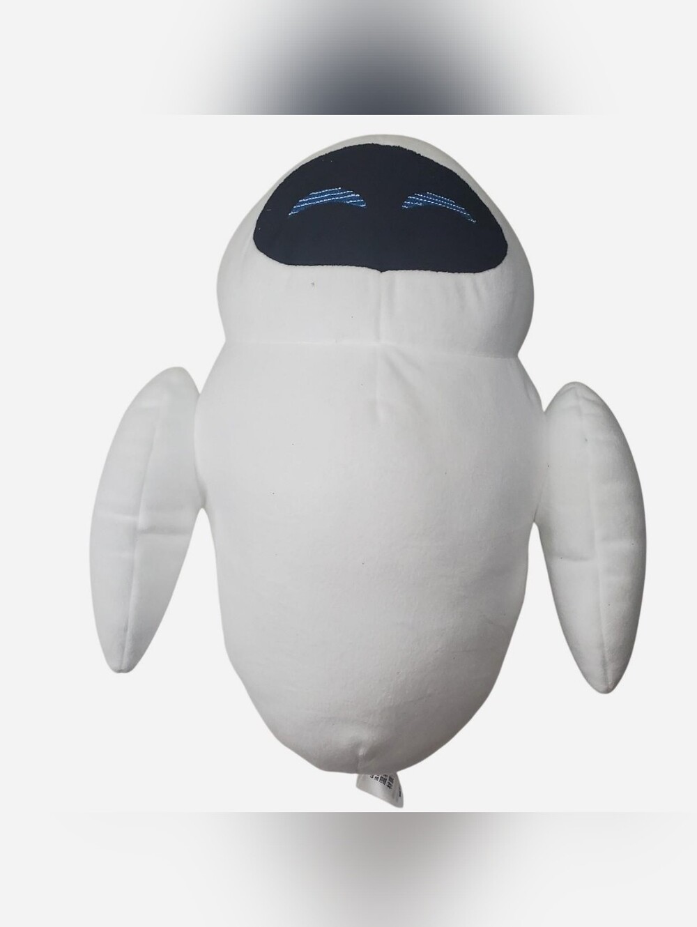 Disney Parks Wall-E Eve Eva Squinting Eyes Plush 12" Robot White Stuffed Pixar